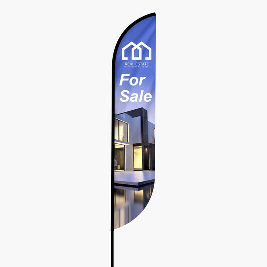 Feather Convex Flag + Pole + Spike