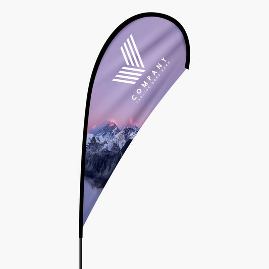 Teardrop Flag + Pole + Spike