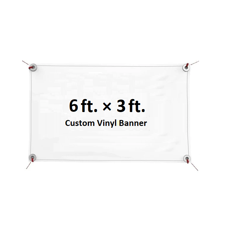 Vinyl Banners 6x3ft