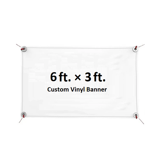 Vinyl Banners 6x3ft