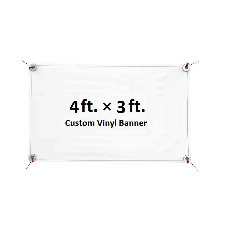 Vinyl Banners 4x3ft