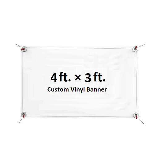Vinyl Banners 4x3ft