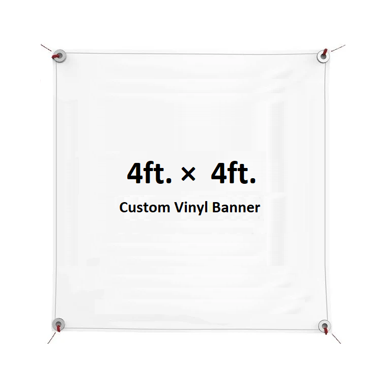 Vinyl Banners 4x4ft